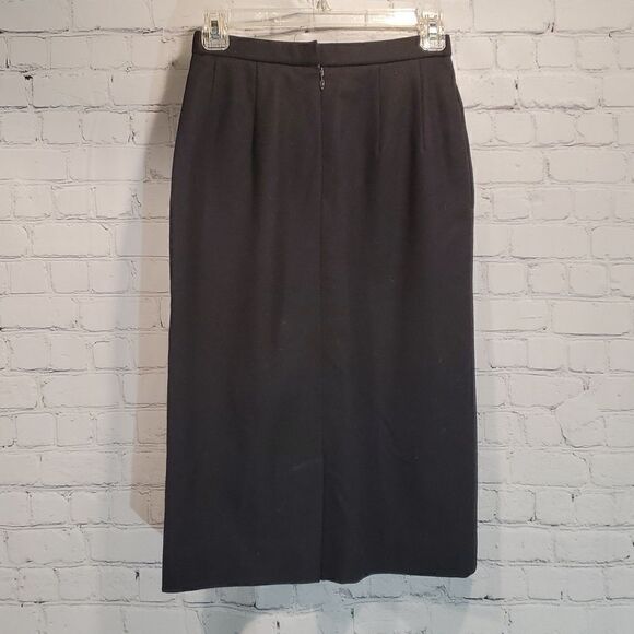 Pendelton petite black wool pencil skirt - Picture 5 of 10